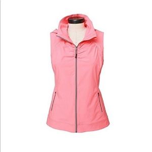 NEW Tangerine Vest Jacket with Hidden Hood